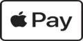 The Apple Pay logo, featuring the Apple icon and "Pay" text within a rounded rectangle, indicating a mobile payment option.