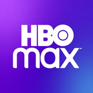 The HBO Max logo, featuring "HBO" in bold white block letters stacked above "MAX" in a slightly thinner, also white, block font, all on a solid blue background.