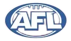 AFL logo featuring the letters "AFL" inside a red and blue oval shape.