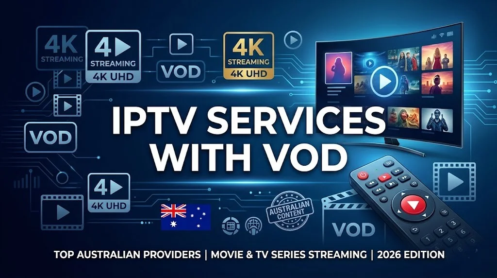 Best IPTV Services with VOD in Australia 2026 - Ultimate Guide for Streaming Movies and TV Shows