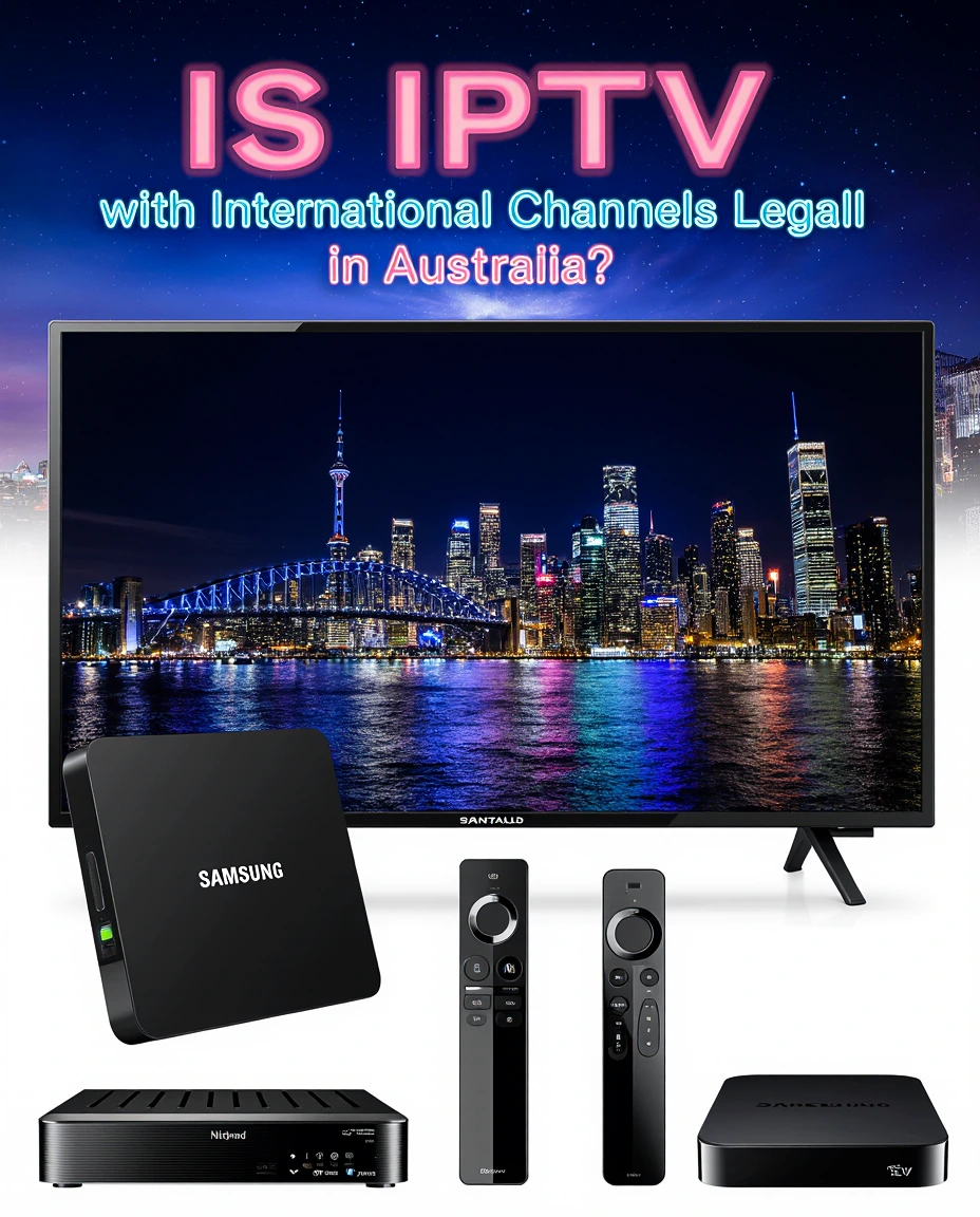Android TV, MAG Box, Smart TV, Fire Stick, Apple TV for Is IPTV with International Channels Legal in Australia via IPTVAUSSIE.COM.