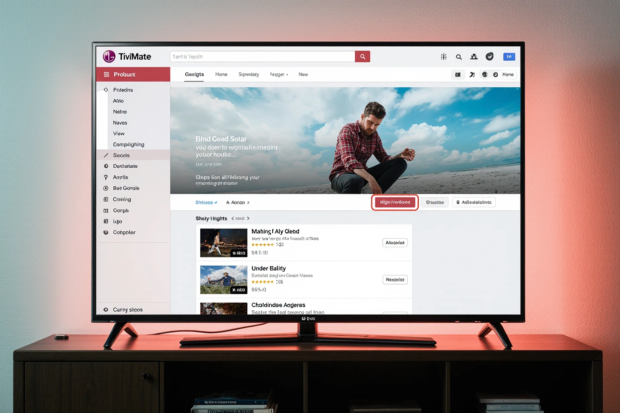 TiviMate installation on LG smart TV in Australia – App store screenshot