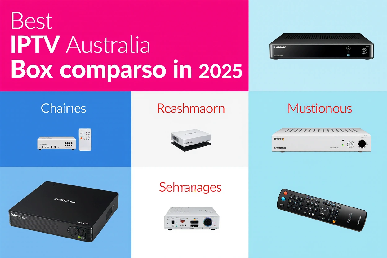 Best IPTV Australia boxes compared in 2025. Filename: iptv-australia-box-comparison-2025.