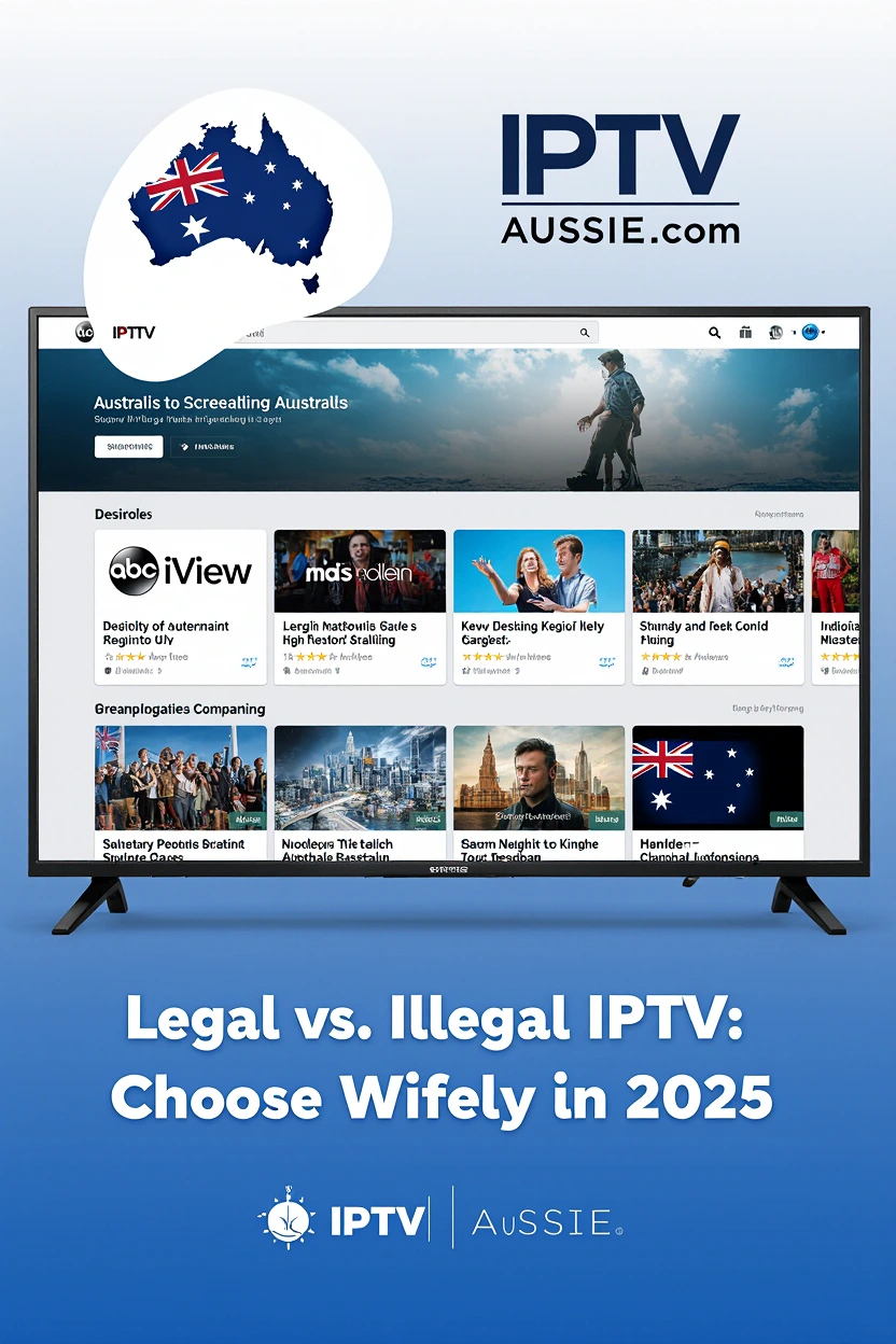 Is Free IPTV Legal in Australia 2025 guide with legal vs illegal comparison