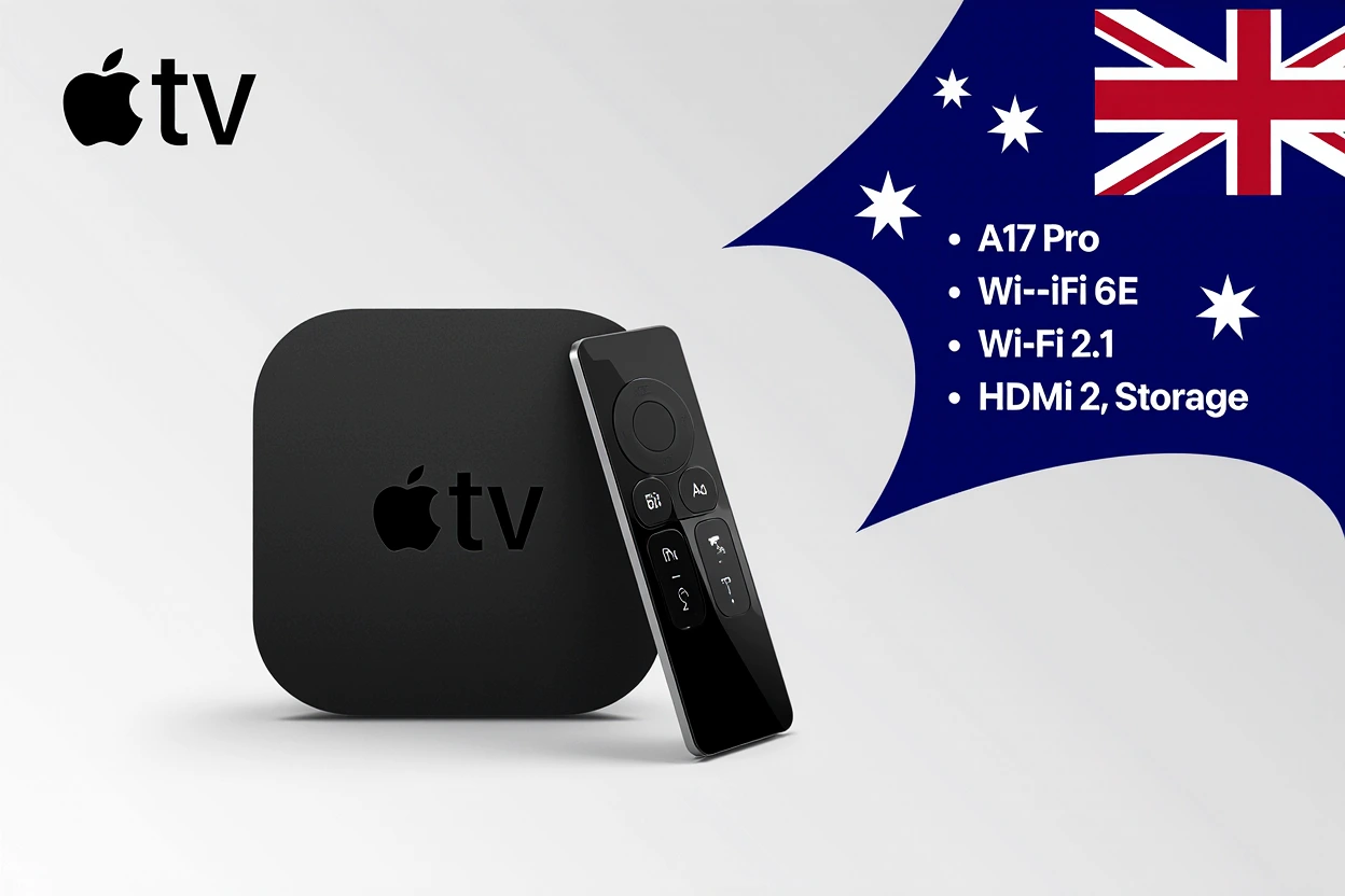 Apple TV 4K with A17 Pro chip - best IPTV streaming device for Australia 2025
