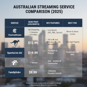 Cheapest IPTV 2025 services comparison chart showing budget providers tested across Australia with pricing and feature analysis