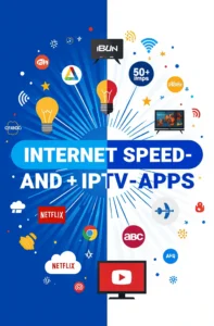 Internet Speed and IPTV Apps optimization guide showing how NBN speeds affect Netflix, Stan, Disney+ streaming performance in Australia