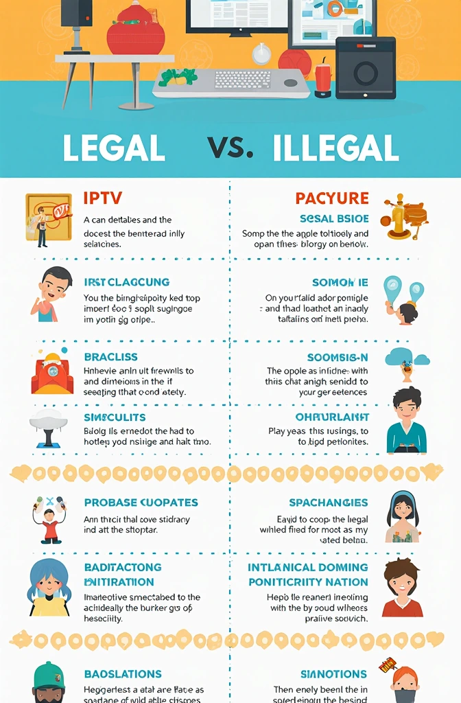 Kodi Add-ons and IPTV Legality in Australia - comparison chart showing legitimate 4K devices