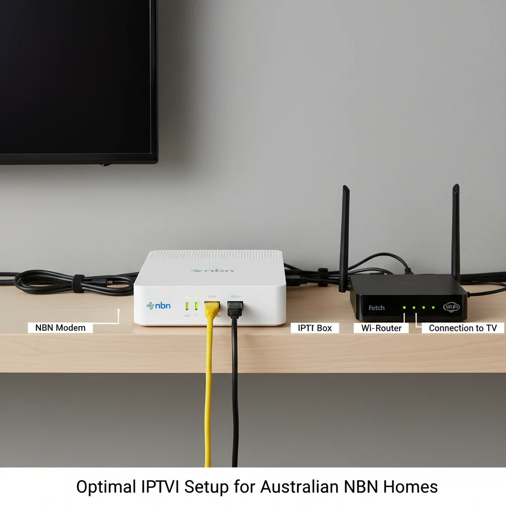NBN streaming optimization setup for legal IPTV providers Australia