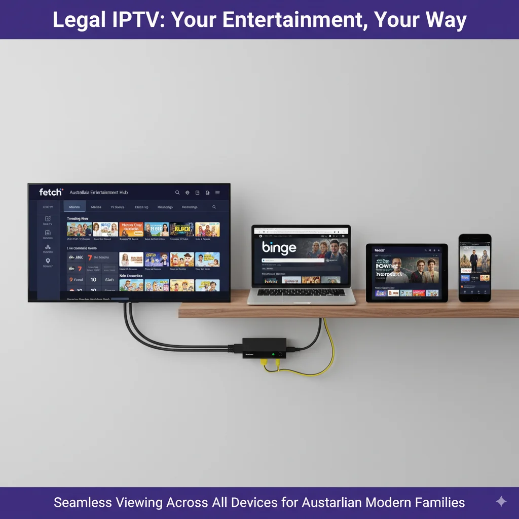 Legal IPTV apps Australia multi-device streaming comparison 2025