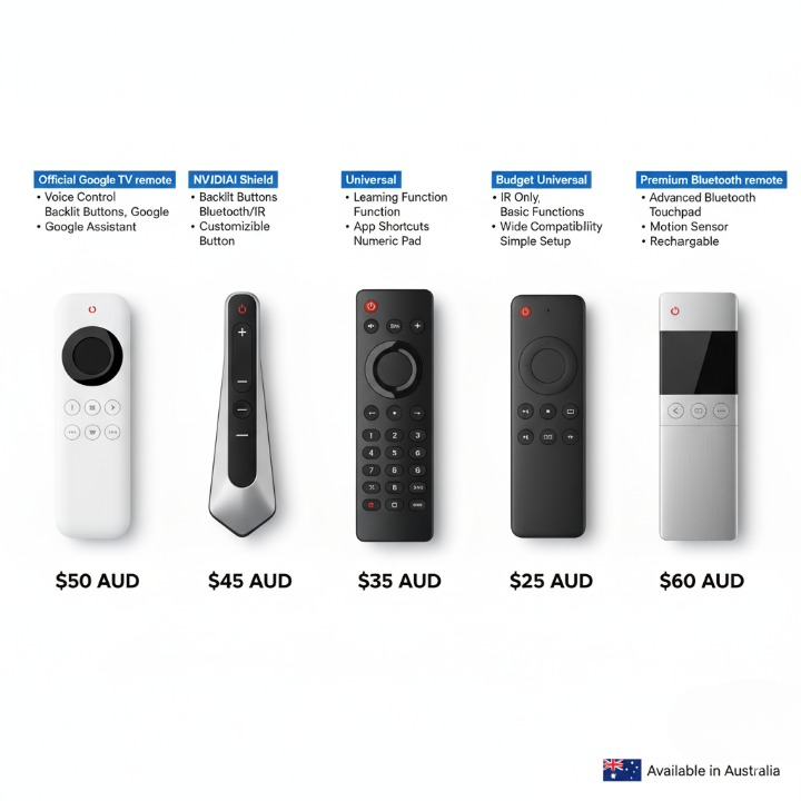 Replacement remote control options for IPTV boxes available in Australia with pricing