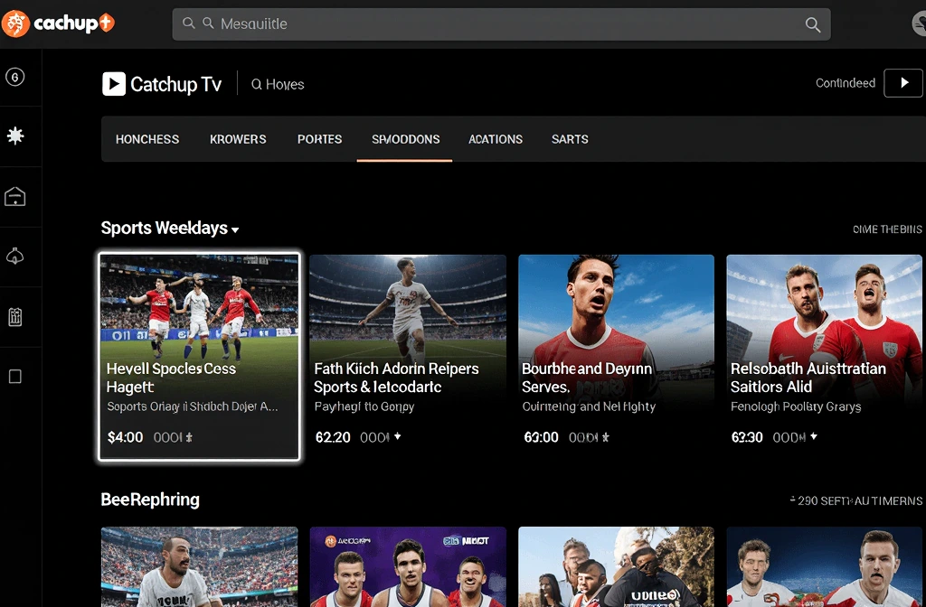 Watching International Sports Events with IPTV in Australia – Catch-up TV feature showing international sports replays
