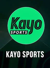 Kayo SPORTS logo with black "Kayo" text and white "SPORTS" on a green circular background.
